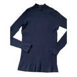 ZARA  Blue Knit Stretch Fitted Sweater Women's Size Small | 32-2 Photo 2