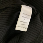 Things Between Ribbed Knit Midi Tank Dress Black Beige Trim Small Sleeveless‎ Photo 6