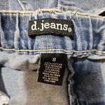 D. Jeans  Elastic Waist Blue Jeans Straight Leg Stretch Denim Size 8 Photo 3