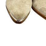 Marc Fisher Beige Yale Pointy Toe Chelsea Suede Leather Women’s Bootie Size 8M Photo 9