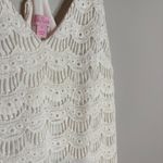 Lilly Pulitzer  Natalie Resort White Scalloped Racerback Lace Tank Dress Photo 2