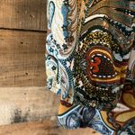 Pink Owl Paisley Poet Style Top Size Medium Photo 4