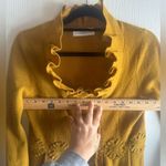 Anthropologie  Charlie & Robin Alice in Autumn yellow Sweatercoat size S Photo 7
