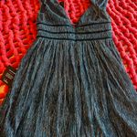 Lulus NWT Blue Metallic Mini Dress Photo 6