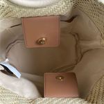 Banana Republic Cream Boho Woven Tote with Tan Accents Photo 2