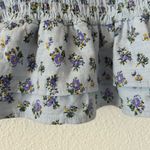 Storia Smocked Floral Crop Top and Mini Skirt Set top Large skirt small Photo 4