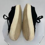 Quince  shoes women's 8.5 eco cotton canvas everyday lace up sneaker black Photo 7