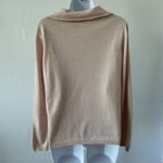 LES COPAINS Pale Pink Wool, Silk Cashmere Collared Knit Sweater Sz: 44 M (b40) Size M Photo 2