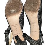 Kate Spade  New York Black and Gray Leather Sandals Size 9 B Photo 5