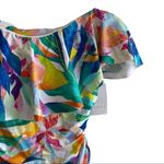 La Blanca  Floral Off the Shoulder One Piece‎ 4 Floral Print Swimsuit Photo 7