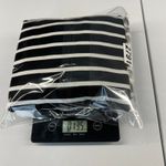 Chico's  Midi Dress Womens 4/6 Black White Striped Jersey Knit Rounded Neck Photo 12