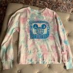 Disney Walt  World Pastel Long Sleeve Tie Dye Lounge Pullover & Sweatpants Photo 0
