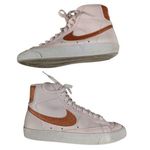 Nike Blazer 77 Mid Essential Soft Pink Metallic Copper Leather Sneakers 7.5 Photo 0