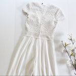 Tadashi Shoji Women’s Bridal Zeina Jumpsuit Ivory 2 Photo 7