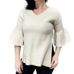 Derek Lam 10 Crosby Wool Ruffled Sweater Size Large Photo 0
