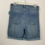 Liverpool Kristy High Rise Denim Shorts Cuffed Distressed Women's Size 4 Blue Photo 1