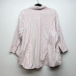 George Womens Shirt 26/28W Cotton Stretch Business Workwear Office Career Dressy White Size 26W Photo 5