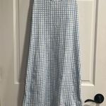Southern Tide Blue and White Gingham Side Cinch Dress Size Small Photo 3