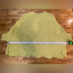 Kori  Lime Green Oversized Knit Sweater Small Scalloped Hem‎ NWT Photo 5