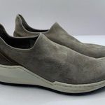 Vince  Marlon Suede Sneaker Shoes Women Sz US 5.5M Grey Brown  Slip On Photo 0