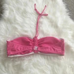 Race Marine Swimsuit Bikini Tie Neck Top Pink Size L Photo 1