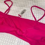 Lulus NWT Hot Pink Bikini Top Photo 3