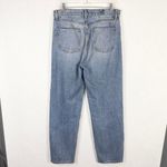 Revice Denim Revice Size 30 Jeans Straight Leg High Rise Light Blue Butterfly Print Front 859 Photo 1