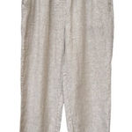 Quince  Oatmeal 100% European Linen Relaxed Fit Straight Leg Pants Women’s Size M Photo 0