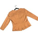 Halogen Women's Tan MOTO Jacket with Zip Closure & Pockets Photo 2