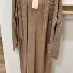 Knitted Cardigan Tan Photo 0