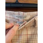 Liverpool  plaid cropped pencil pant size 27/4 Photo 1