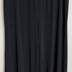 Chico's  Womens 2 Crop US Large Black Slinky Pants Wide‎ Leg Pull On Travel Beach Photo 0