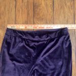 Lands' End Purple velour Leggings pants woman’s size 2X EUC Photo 4