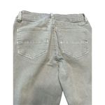 Refuge  Distressed Gray Skinny Stretch 5 Pocket Button Zip Jeans Size 4 Photo 2