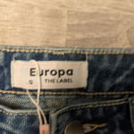 Europa The Label American Girl Distressed Fringed Jeans Size Small (2/4) Blue Photo 3