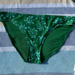 Aerie NWT, Women, , Bikini Bottom, Green Tie Dye Floral, Size L Photo 0