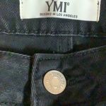 Ymi  Size 13 Classic Long Black Denim With Front Slit. New With Tags. Photo 5