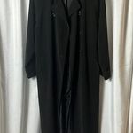 Gallery  Trench Coat Vintage Plus Size Black Retro Size 14 Photo 0