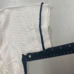 DOKOTOO Women’s Waffle Knit Top‎ Size 2XL White Black Short Sleeves Crew Neck Photo 8