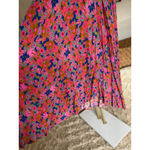 Natural Life  Floral Smocked Maxi Dress Skirt Strapless Slit Boho L Cottagecore Photo 3