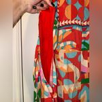 Farm Rio  Cutout Halter colorful Jumpsuit Size XS Photo 13