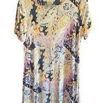 Chico's Chico’s Colorful ( blue/pink/white )Patterned dress size 1=medium Photo 0