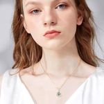 Boutique 2 Ct Solitaire Diamond Necklace‎ | 14k Yellow Gold Over 925 Sterling Silver NWT Photo 0