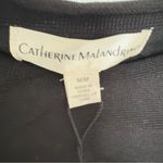 Catherine Malandrino  Med Boatneck Dolman Sleeve Button Detail Sleeves Knit Top Photo 4