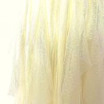 Arula  Cream Yellow Chic Polkadot Ruffle Tulle Skirt. Photo 1