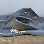 Life is Good Flip Flop Sandals Peace Out Blue Size 7 Photo 9