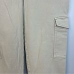 Wilfred Aritzia Cream Modern Cargo Utility Denim Pants Size 4 Photo 11