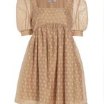En Saison Desiree Mini Dress in Natural Dots Photo 5