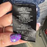 KAVU  Sleeveless Navy Blue Ikat Print Dress Keyhole Back Viscose Sm Photo 2