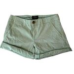 American Eagle Outfitters MIDI mint green shorts size 0 Photo 0